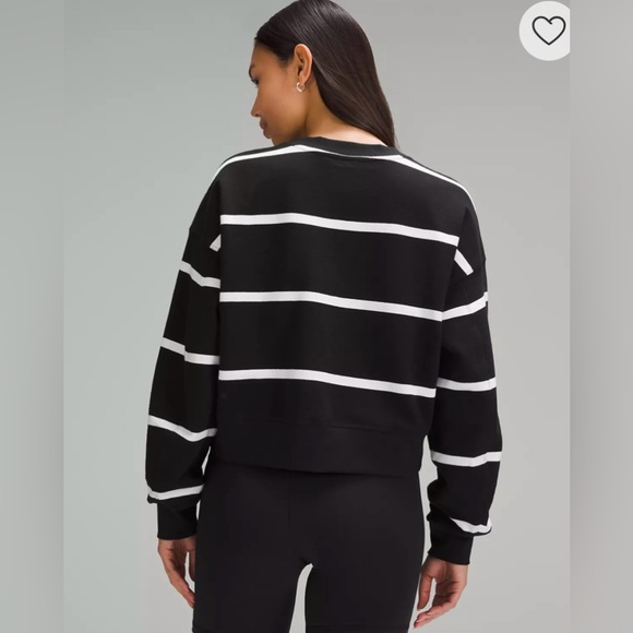 TAKE 50% OFF! Lululemon Perfectly Oversized Cropped Crew NWT! - Picture 5 of 14